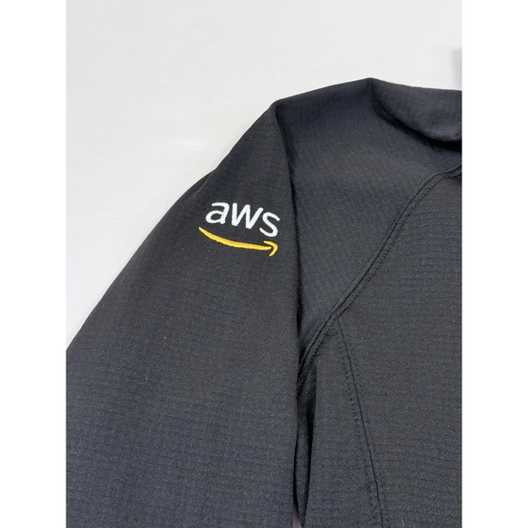 The North Face Mens AWS Classrooms Quarter Zip Fleece Pullover Black Medium - Picture 6 of 13